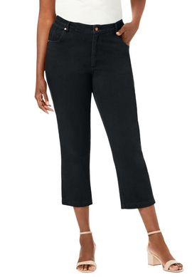 Jessica London Jessica London Classic Cotton Denim Capri