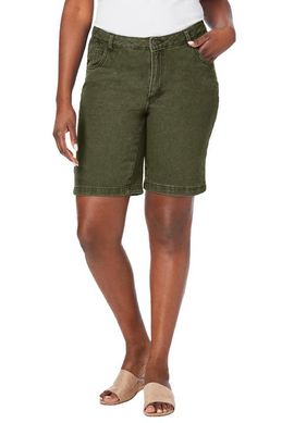 Jessica London Jessica London Classic Cotton Denim Shorts