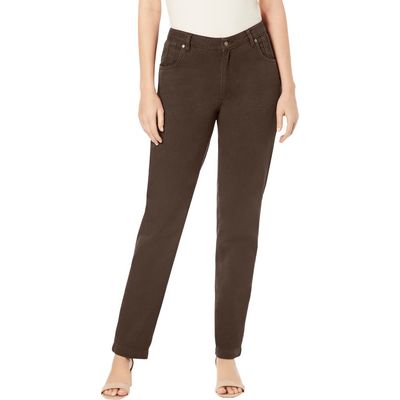 Jessica London Jessica London Classic Cotton Denim Straight-Leg Jean