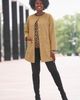 Jessica London Jessica London Collarless Button Front Coat - 2