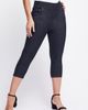 Jessica London Jessica London Comfort Waist Stretch Denim Capris - 5