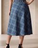 Jessica London Jessica London Comfort Waist Stretch Denim Swing Skirt - 2