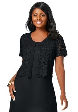 Jessica London Jessica London Crochet Shrug