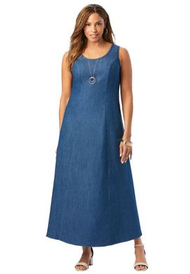 Jessica London Jessica London Denim Maxi Dress
