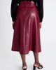 Jessica London Jessica London Faux Leather Midi Skirt - 2