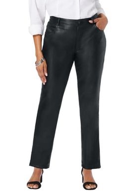 Jessica London Jessica London Faux Leather Pant (plus)