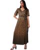 Jessica London Jessica London Flutter Sleeve Wrap Maxi Dress - 1