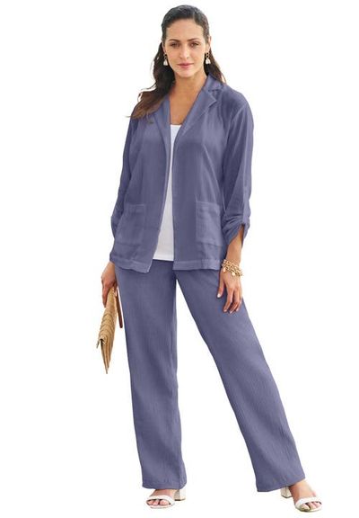 Jessica London Jessica London Gauze Blazer