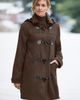 Jessica London Jessica London Hooded Toggle Wool Coat - 5