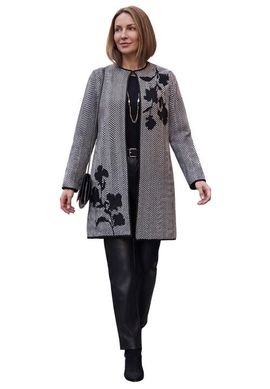 Jessica London Jessica London Jacquard Coatigan Sweater Jacket