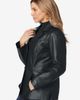 Jessica London Jessica London Leather Blazer - 4