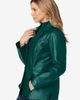 Jessica London Jessica London Leather Blazer - 5