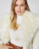 Jessica London Jessica London Long Wool Blend Coat With Faux Fur Collar - 2