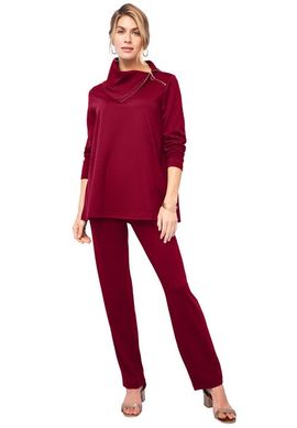 Jessica London Jessica London Ponte Split Neck 2-Piece Set