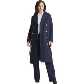 Jessica London Jessica London Refined Denim Trench Coat