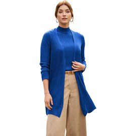 Jessica London Jessica London Ribbed Midi Cardigan