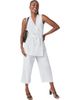 Jessica London Jessica London Sleeveless Faux Wrap Tie Waist Tunic - 1
