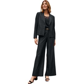 Jessica London Jessica London Slubbed Denim Blazer