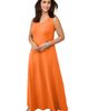 Jessica London Jessica London Stretch Cotton Crochet Back Maxi Dress - 1