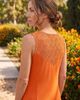Jessica London Jessica London Stretch Cotton Crochet Back Maxi Dress - 2