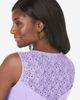 Jessica London Jessica London Stretch Cotton Crochet Back Maxi Dress - 5