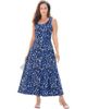 Jessica London Jessica London Stretch Cotton Tank Maxi Dress - 1
