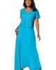 Jessica London Jessica London Stretch Cotton Tank Maxi Dress - 5