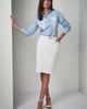 Jessica London Jessica London True Fit Stretch Denim Short Skirt - 4