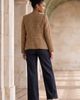 Jessica London Jessica London Tweed Jacket With Leather Trim - 4