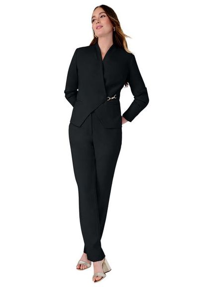 Jessica London Jessica London Wrap Jacket Pantsuit