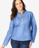 Jessica London Jessica London Zip Front Leather Jacket - 2
