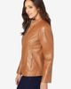 Jessica London Jessica London Zip Front Leather Jacket - 4