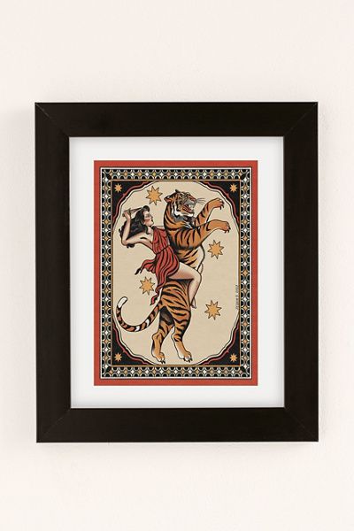Jessica O. Jessica O. Amazona (Dressed) Art Print in Black Matte Frame at Urban Outfitters
