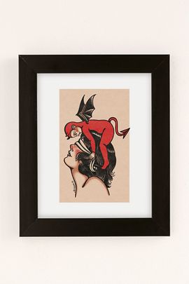 Jessica O. Jessica O. Love Is Blind Art Print in Black Matte Frame at Urban Outfitters
