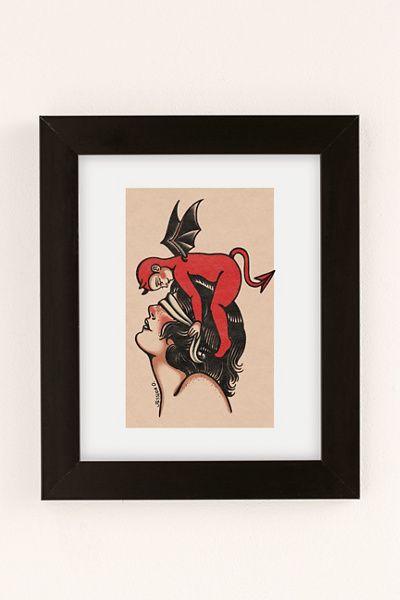Jessica O. Jessica O. Love Is Blind Art Print in Black Matte Frame at Urban Outfitters