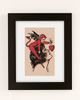 Jessica O. Jessica O. Love Is Evil Art Print in Black Matte Frame at Urban Outfitters - 1