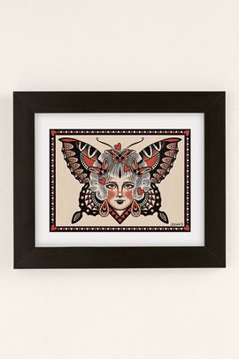 Jessica O. Jessica O. Queen Of My Heart Art Print in Black Matte Frame at Urban Outfitters