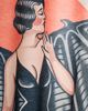 Jessica O. Jessica O. The Amazing Bat Lady Printed Shower Curtain in Black at Urban Outfitters - 2