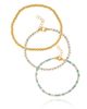 Jessica Simpson Jessica Simpson 3-Piece Chain & Crystal Bracelet Set - 1
