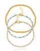 Jessica Simpson Jessica Simpson 3-Piece Chain & Crystal Bracelet Set - 2