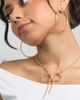 Jessica Simpson Jessica Simpson 3-Piece Hoop and Chain Hoop Earring Set - 2
