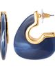 Jessica Simpson Jessica Simpson Blue Drop Earrings for Women, Gold-Tone Statement Earrings  - 1