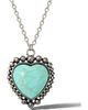 Jessica Simpson Jessica Simpson Blue Heart Necklace - 1