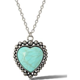 Jessica Simpson Jessica Simpson Blue Heart Necklace