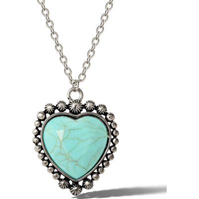 Jessica Simpson Jessica Simpson Blue Heart Necklace