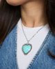 Jessica Simpson Jessica Simpson Blue Heart Necklace - 2