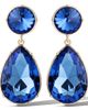 Jessica Simpson Jessica Simpson Blue Teardrop Statement Earrings  - 1