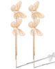 Jessica Simpson Jessica Simpson Butterfly Tassled-Drop Gold-Tone Earrings  - 1