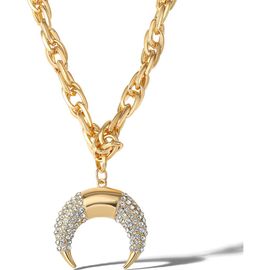 Jessica Simpson Jessica Simpson Crescent Moon Crystal Pendant