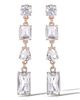 Jessica Simpson Jessica Simpson Crystal Cascade Statement Earrings - 1